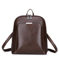 Meridian Double-Zip Backpack shown in full-grain leather