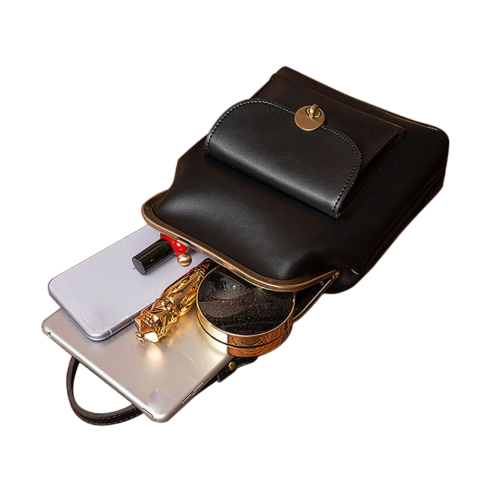 Vintage Kiss-Lock Pouch Bag - view 5