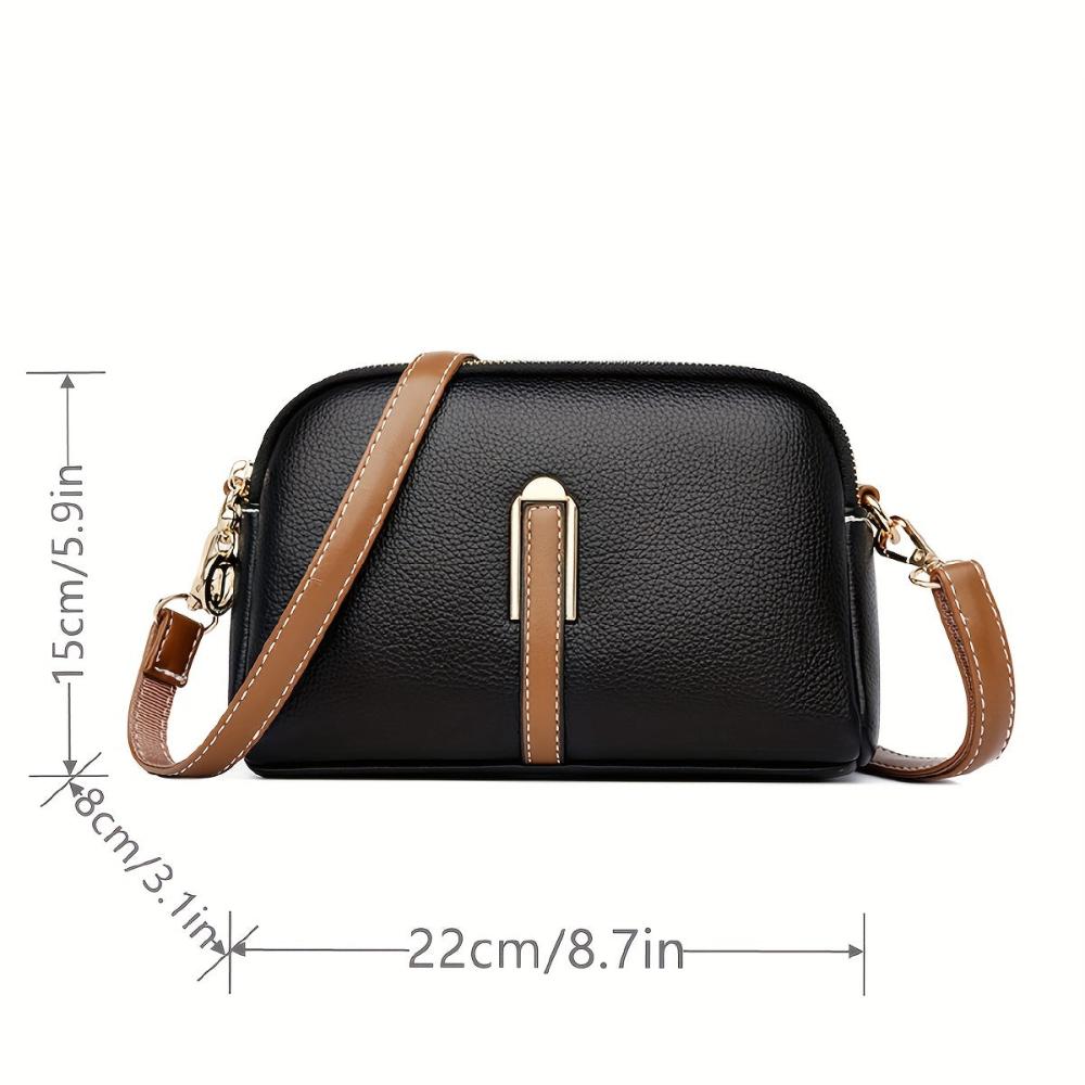 Mila Litchi-Embossed Crossbody Bag - view 6